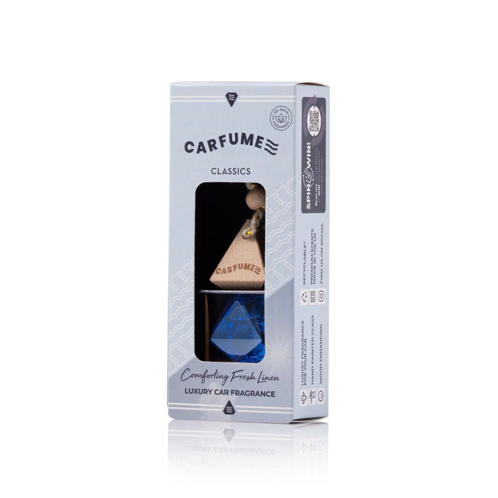 Classics Fresh Linen Carfume Car Air Freshener