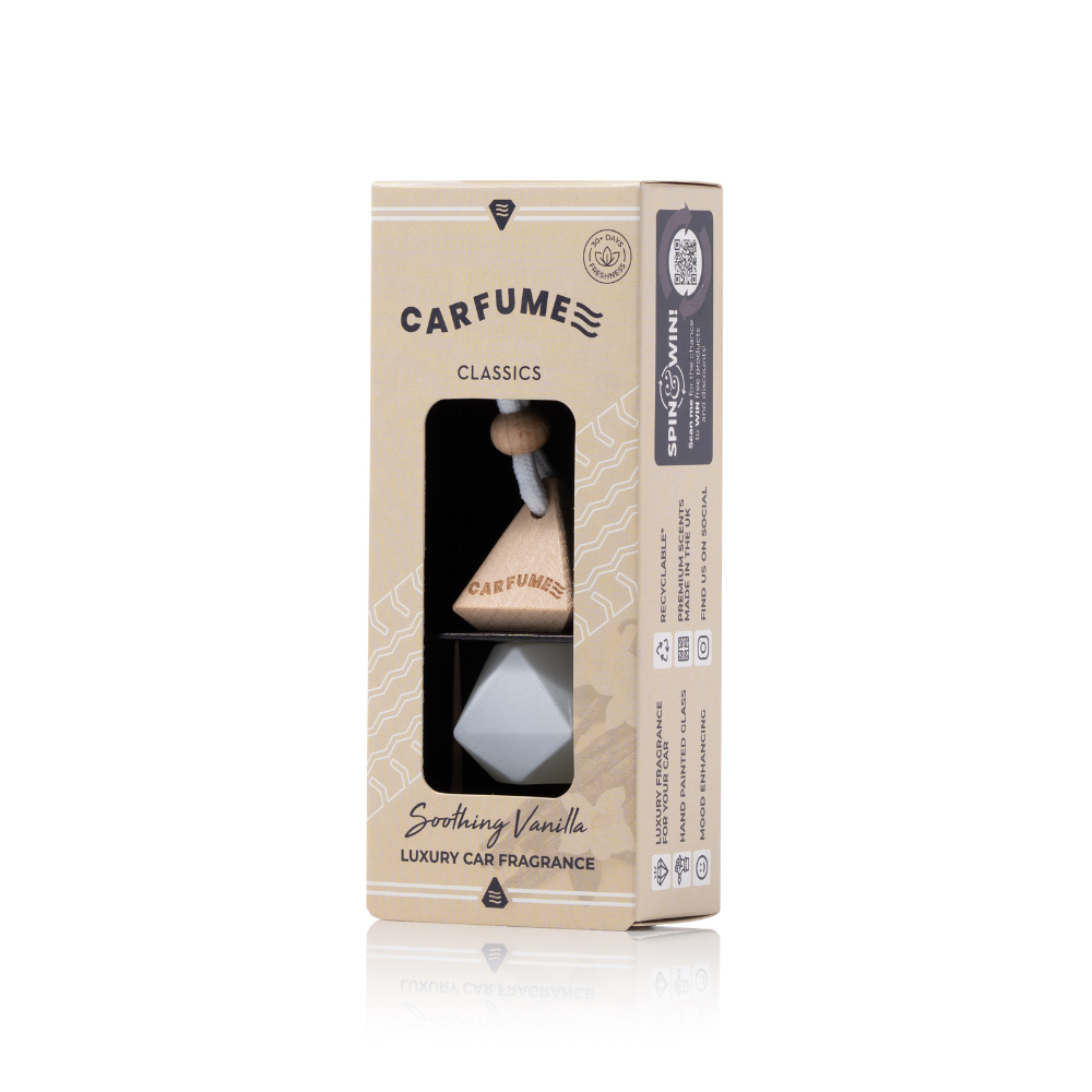 Classics Soothing Vanilla Carfume Car Air Freshener – Carfume™️ UK