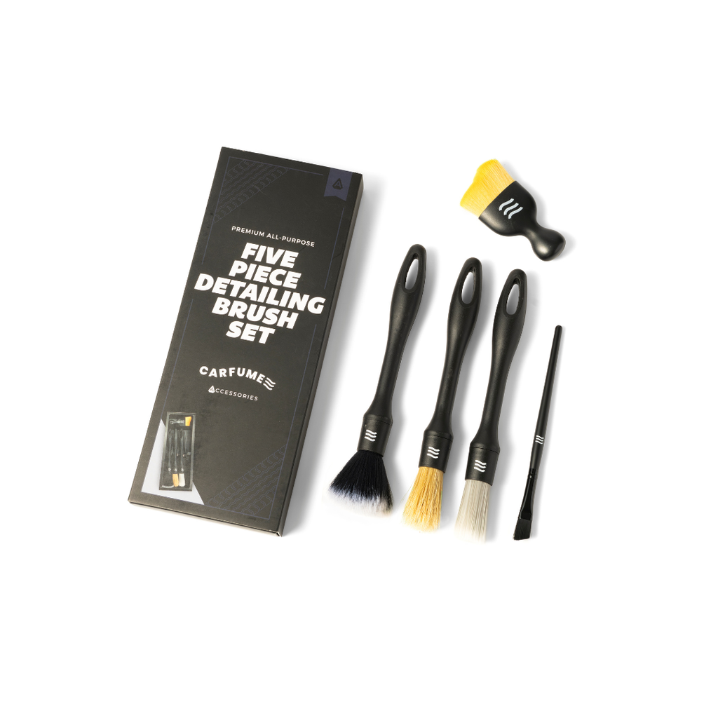 Carfume Five Piece Detailing Brush Set