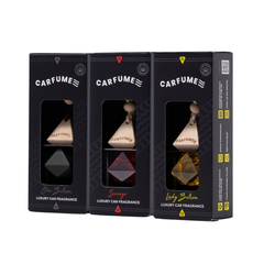 Carfume Hanging Car Air Fresheners - Set of 3 - Choose Any 3 Fragrances